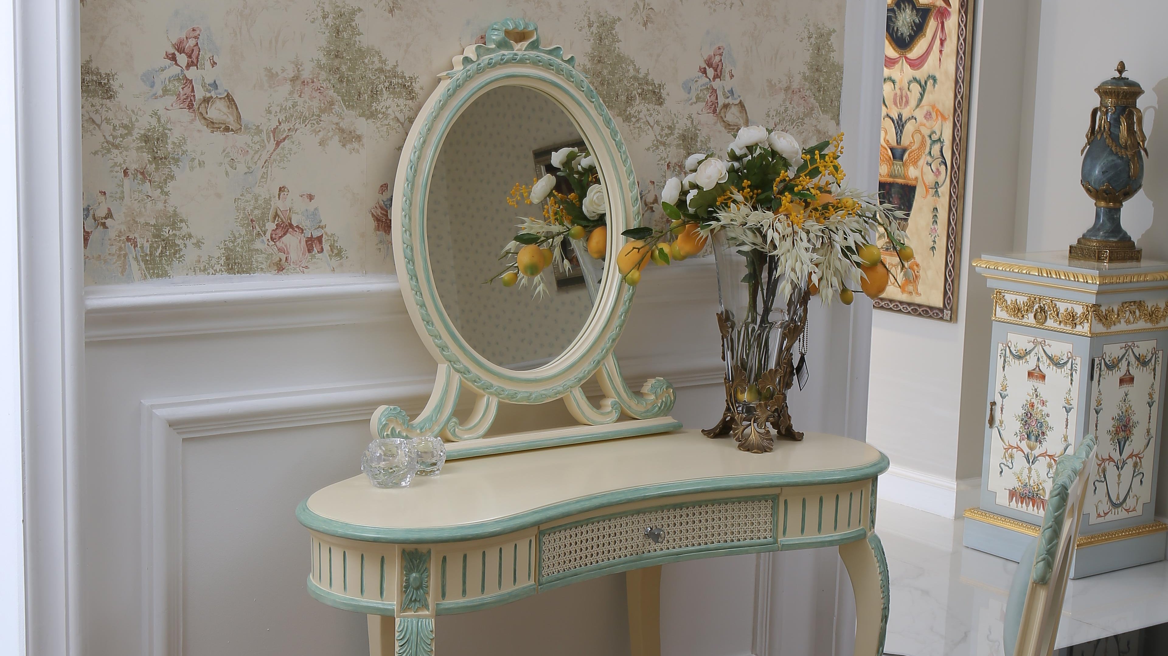 Antique Dressing Table: French Dressing Tables & Antique French Dresser - RITONG HOME Furnishing