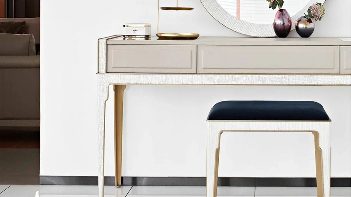 Art Deco Dressing Table | Elegant Vanity for Modern Bedrooms - RITONG HOME Furnishing