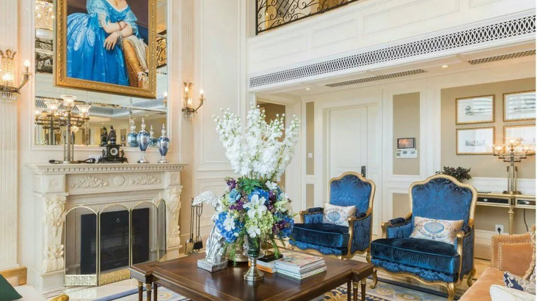 Elegant French-Style Villa in Hangzhou by Ritong Furnishing | Premium Living Room Design & French Bedroom - RITONG HOME Furnishing