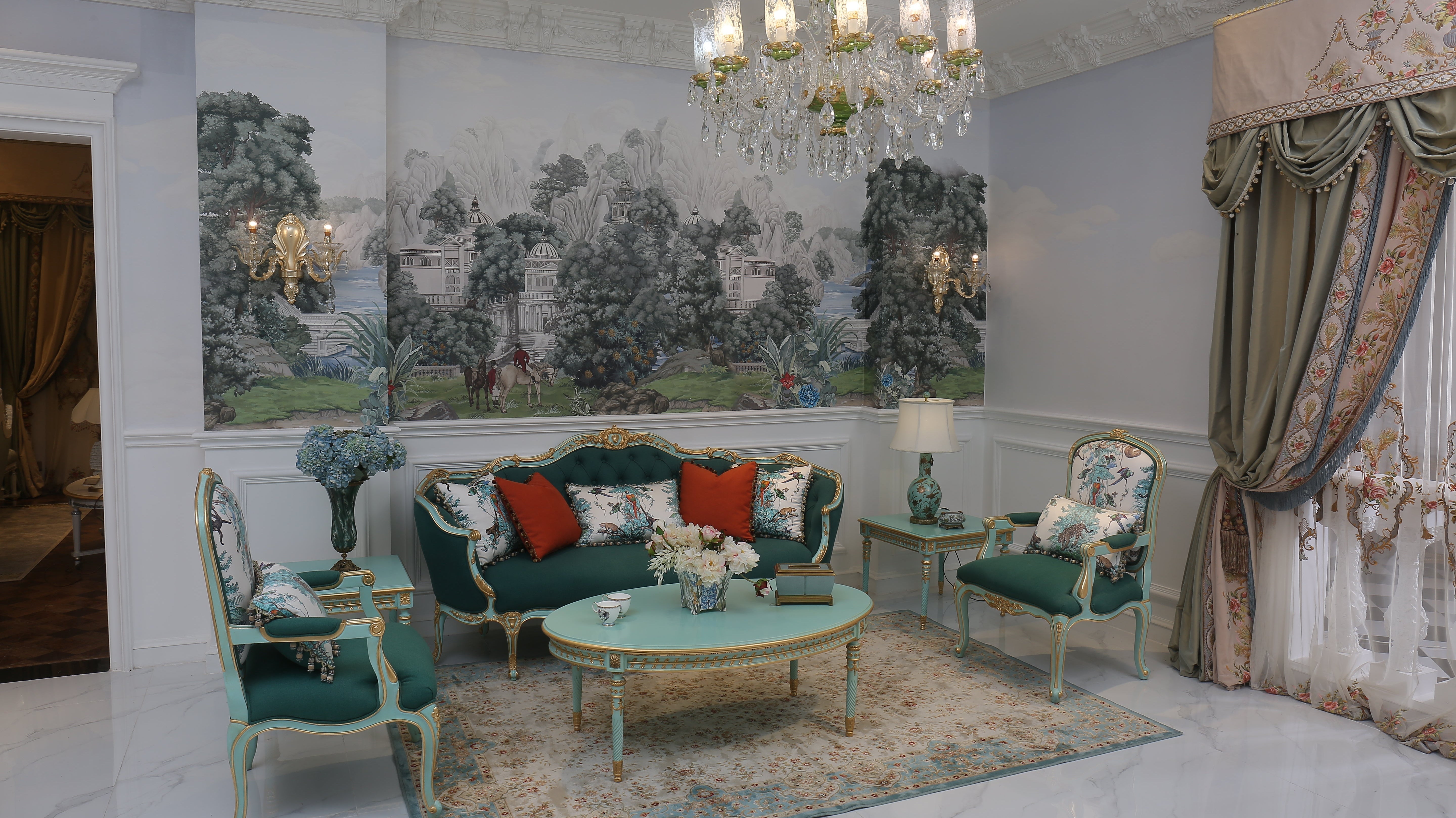 French Luxury Living Room: Craft a Timeless Space with Artisanal Soft Furnishings - RITONG HOME Furnishing