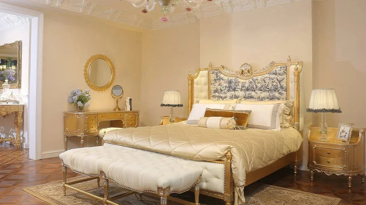 Luxurious Bed for a French Bedroom - RITONG HOME Furnishing