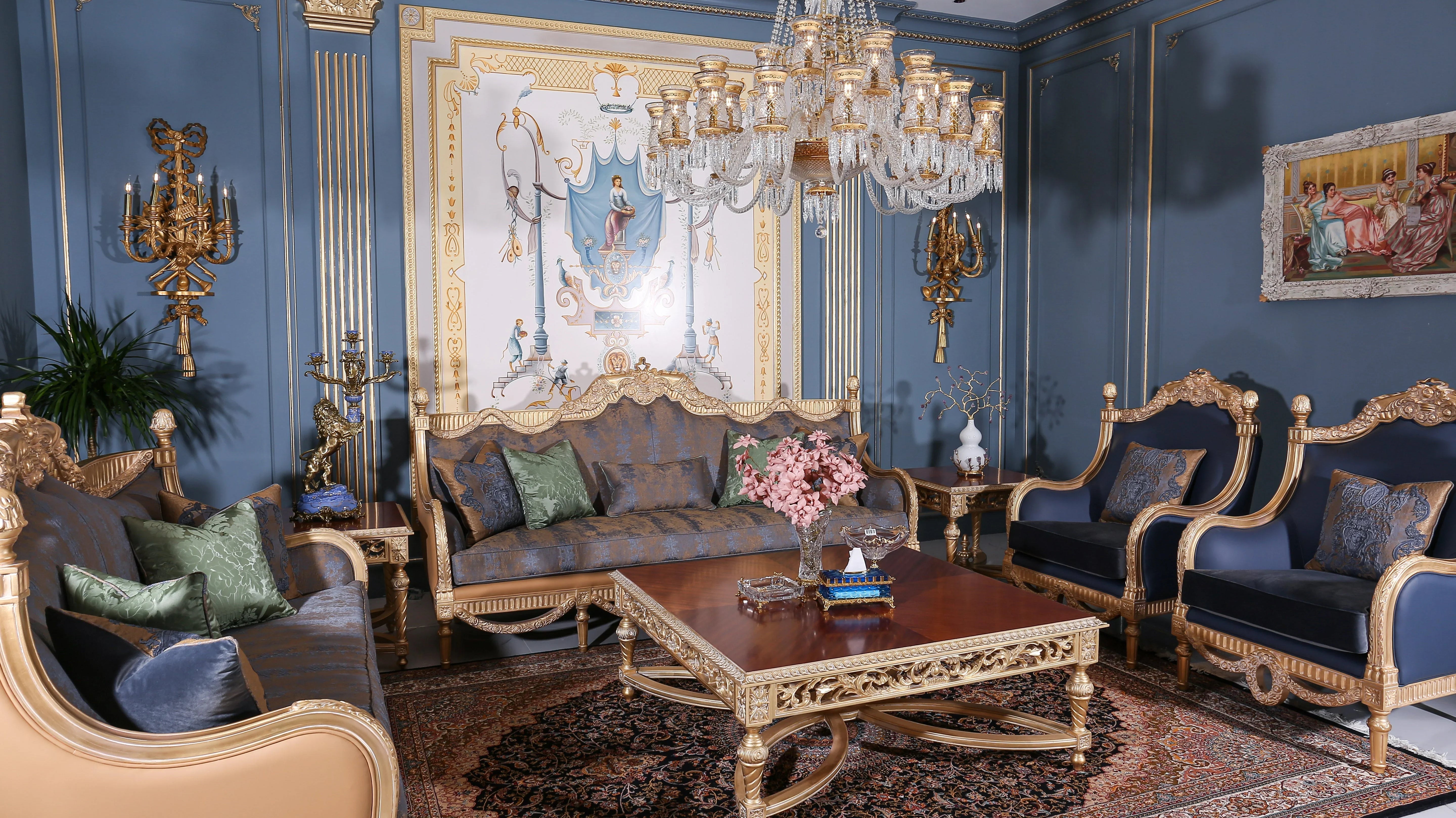 Luxury Sofas for a French Living Room - RITONG HOME Furnishing