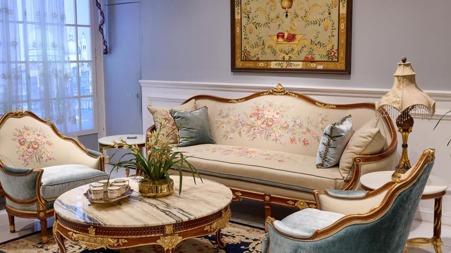 Luxury Three Seater Sofa: Fancy Sofas for Living Room & High End Furniture - RITONG HOME Furnishing