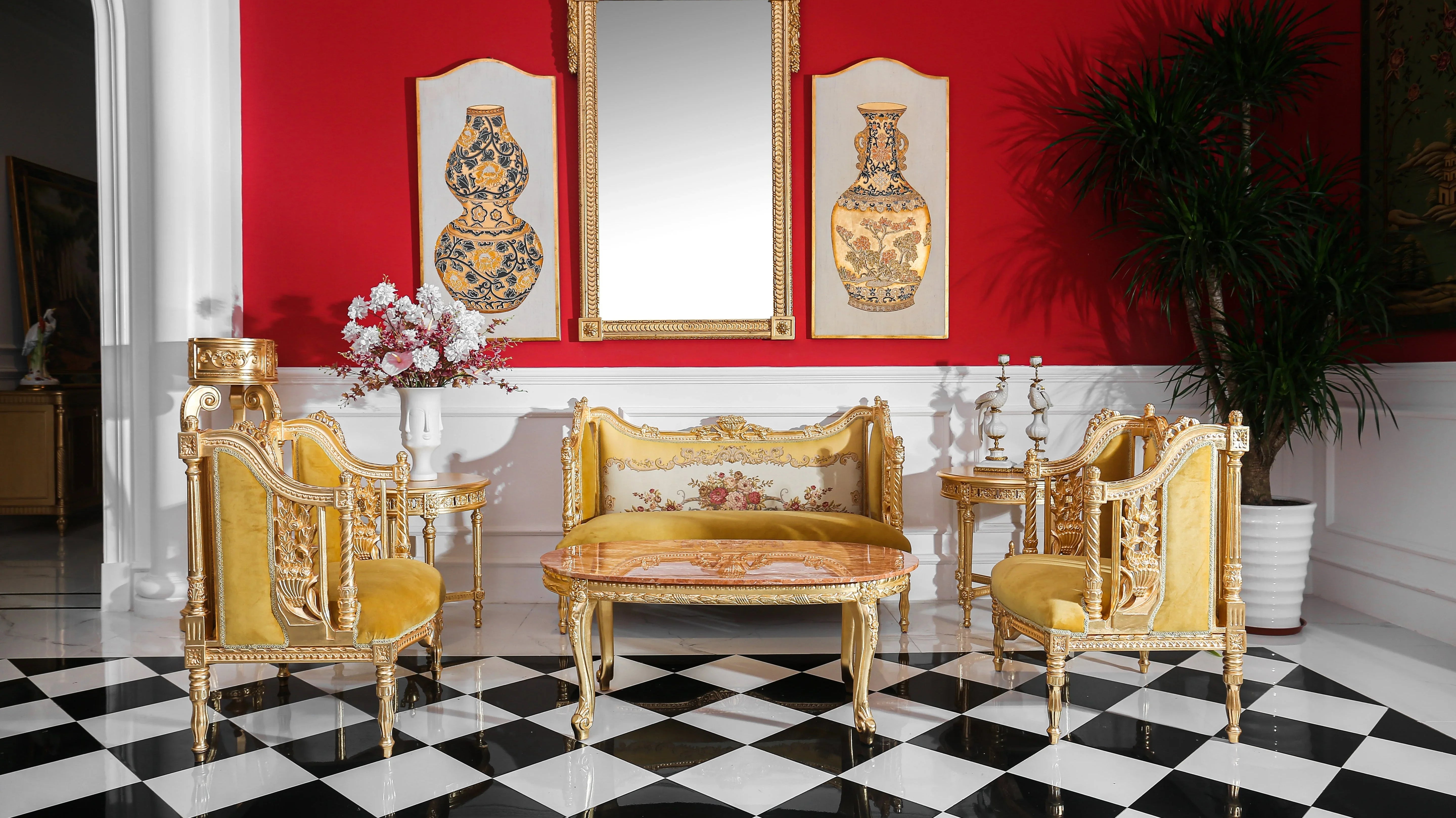 Marble Top Coffee Table: French Oval Coffee Table & Marble Coffee Table by Ritong Furnishing - RITONG HOME Furnishing