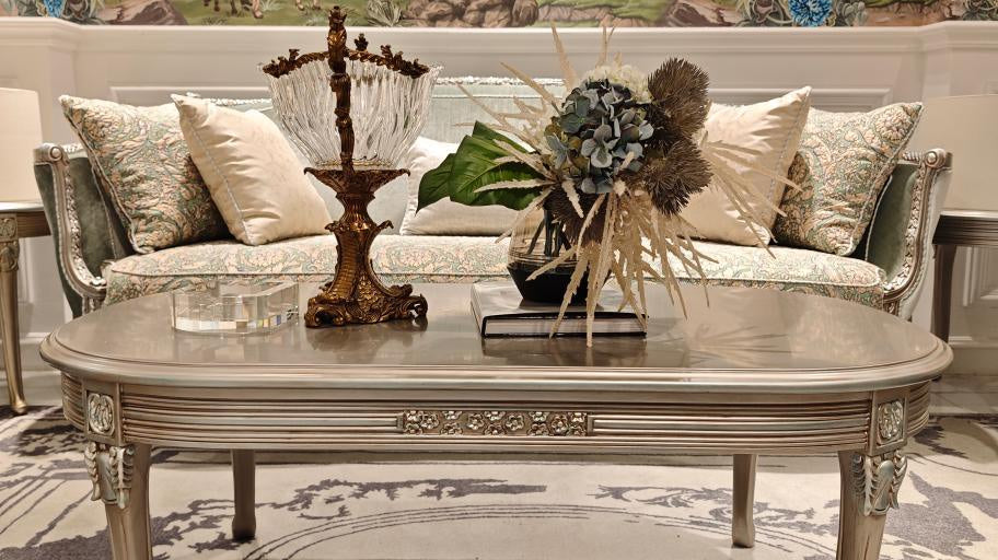 Ritong Furnishing French Wooden Armchair – Premium Wooden Armchair for Living Room - RITONG HOME Furnishing