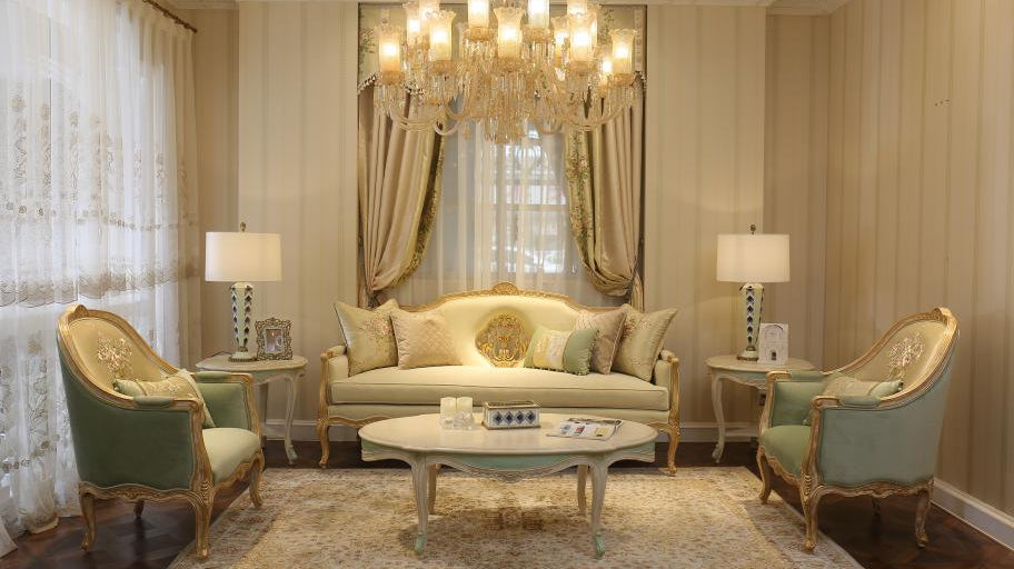 Velvet Armchair: Elegant French Style Furniture by Ritong Furnishing - RITONG HOME Furnishing