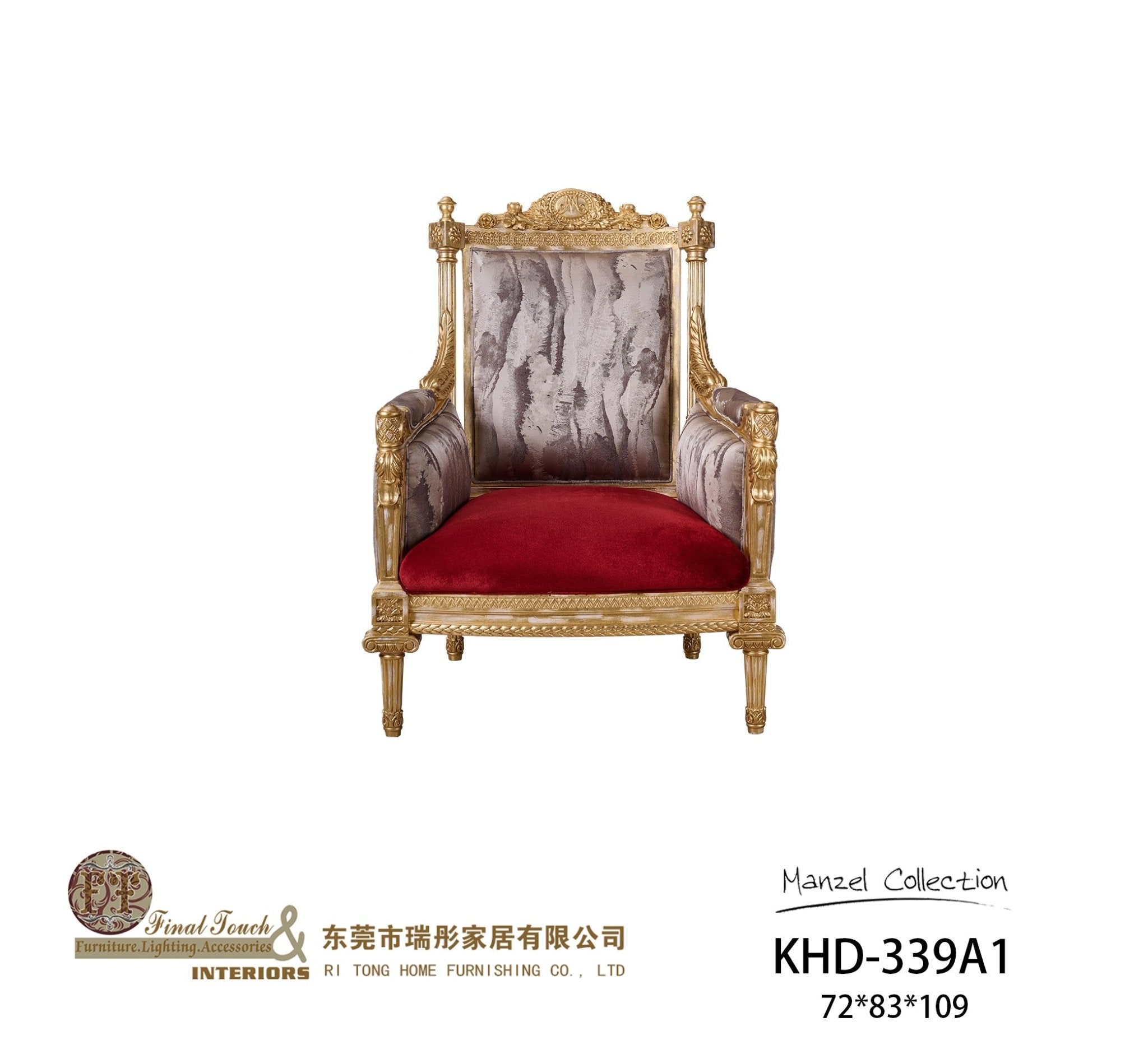 French Armchair A - 339 - 1 - RITONG HOME Furnishing