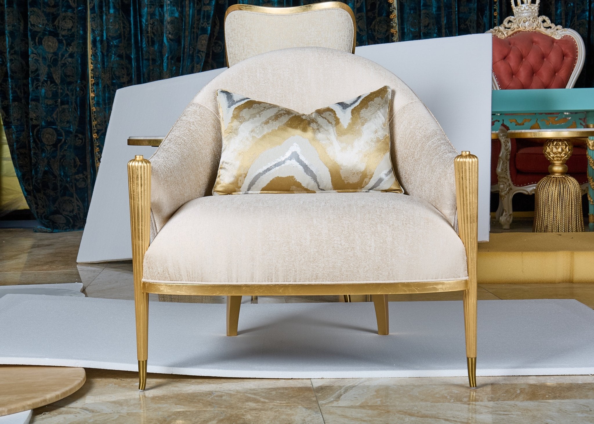 French Armchair A - 673 - RITONG HOME Furnishing