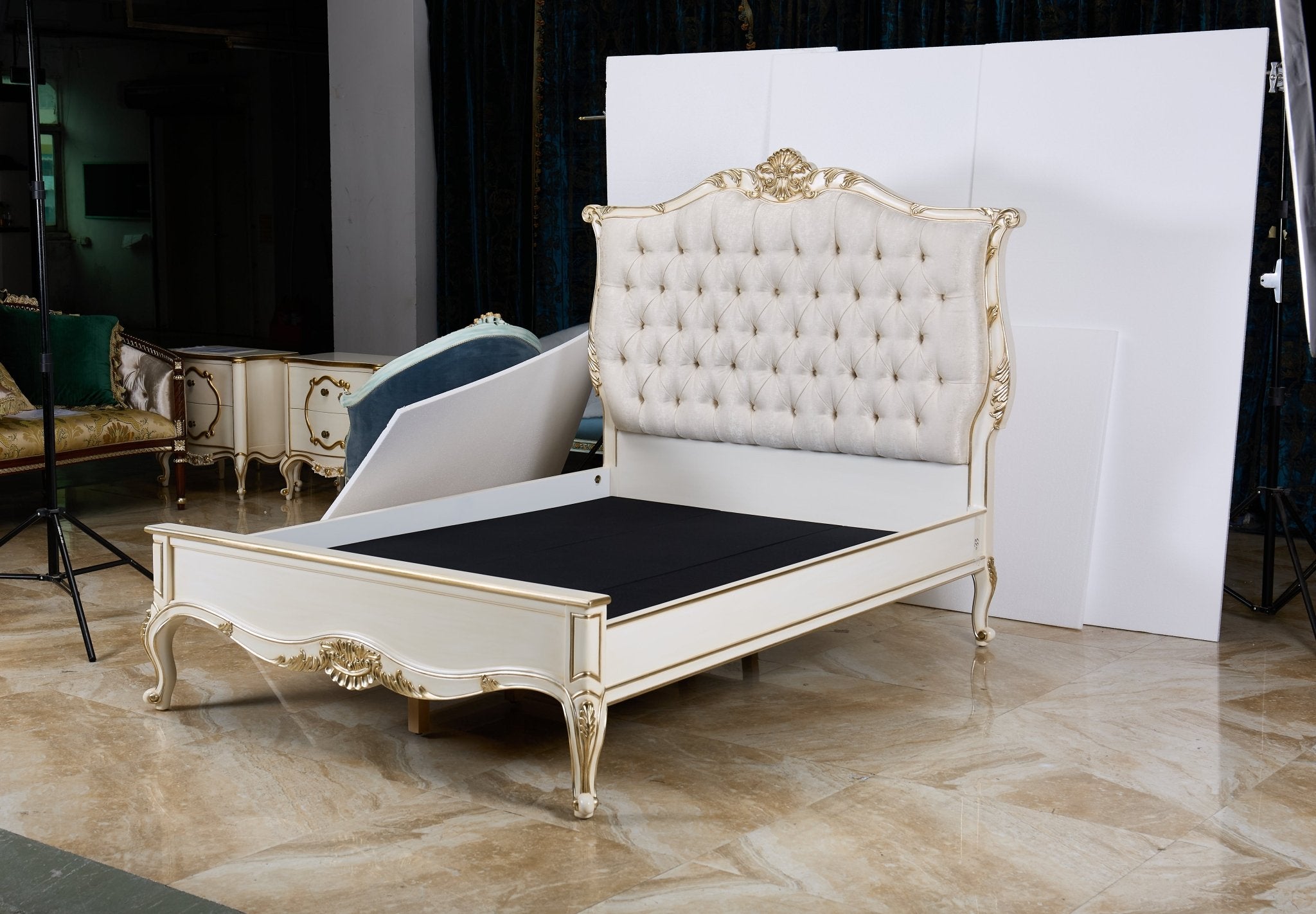 French Bed B - 033 - RITONG HOME Furnishing
