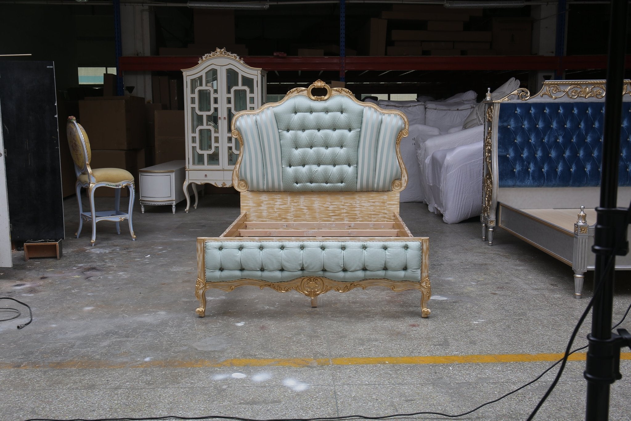 French Bed B - 052 - RITONG HOME Furnishing