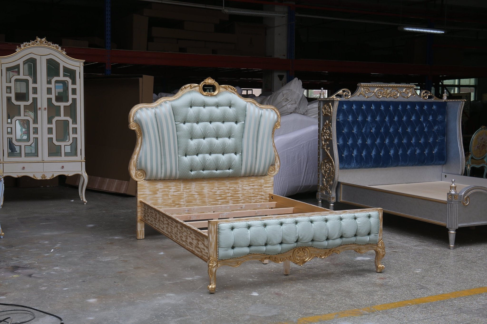 French Bed B - 052 - RITONG HOME Furnishing