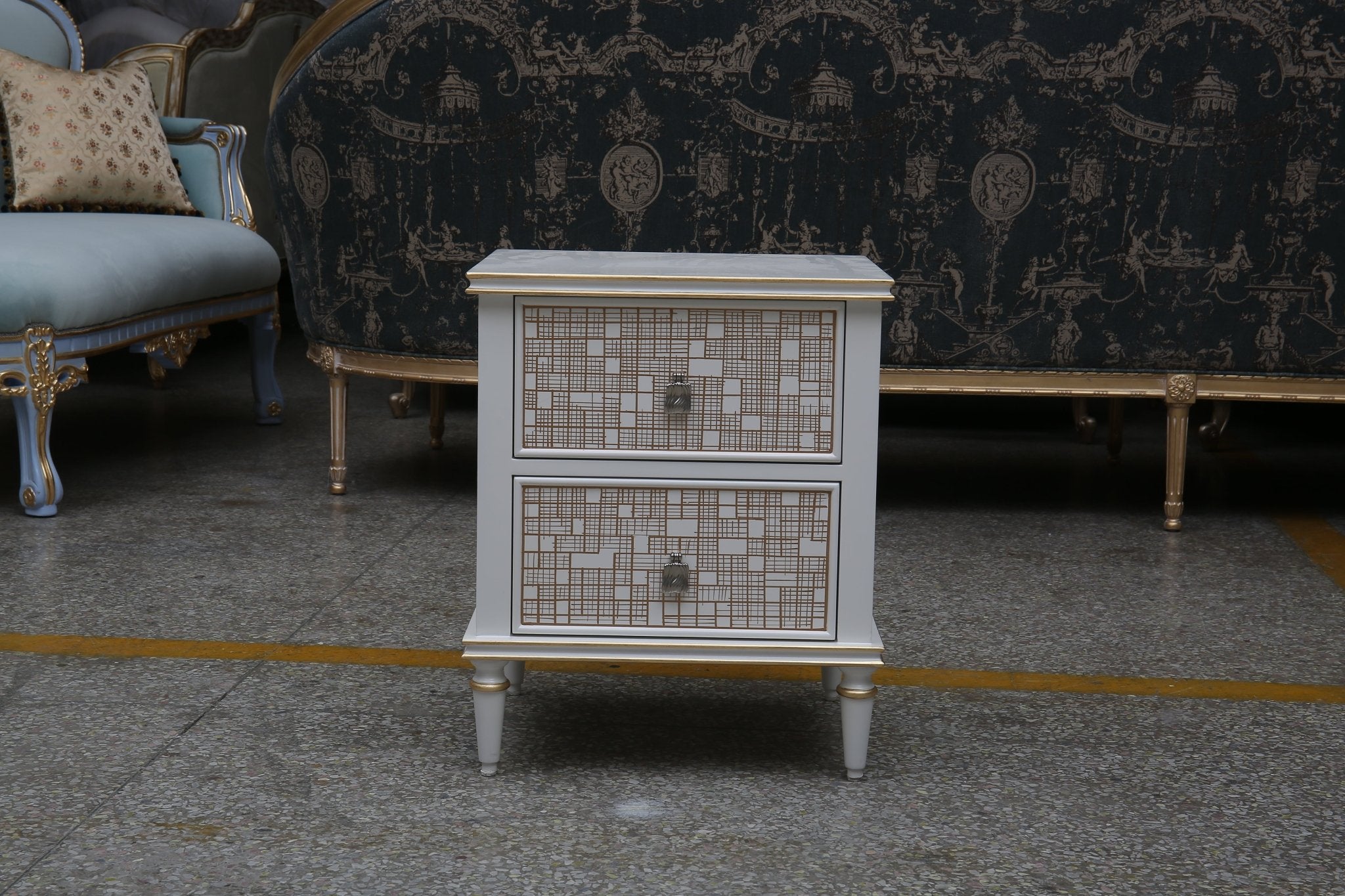 French Nightstand N - 026 - RITONG HOME Furnishing