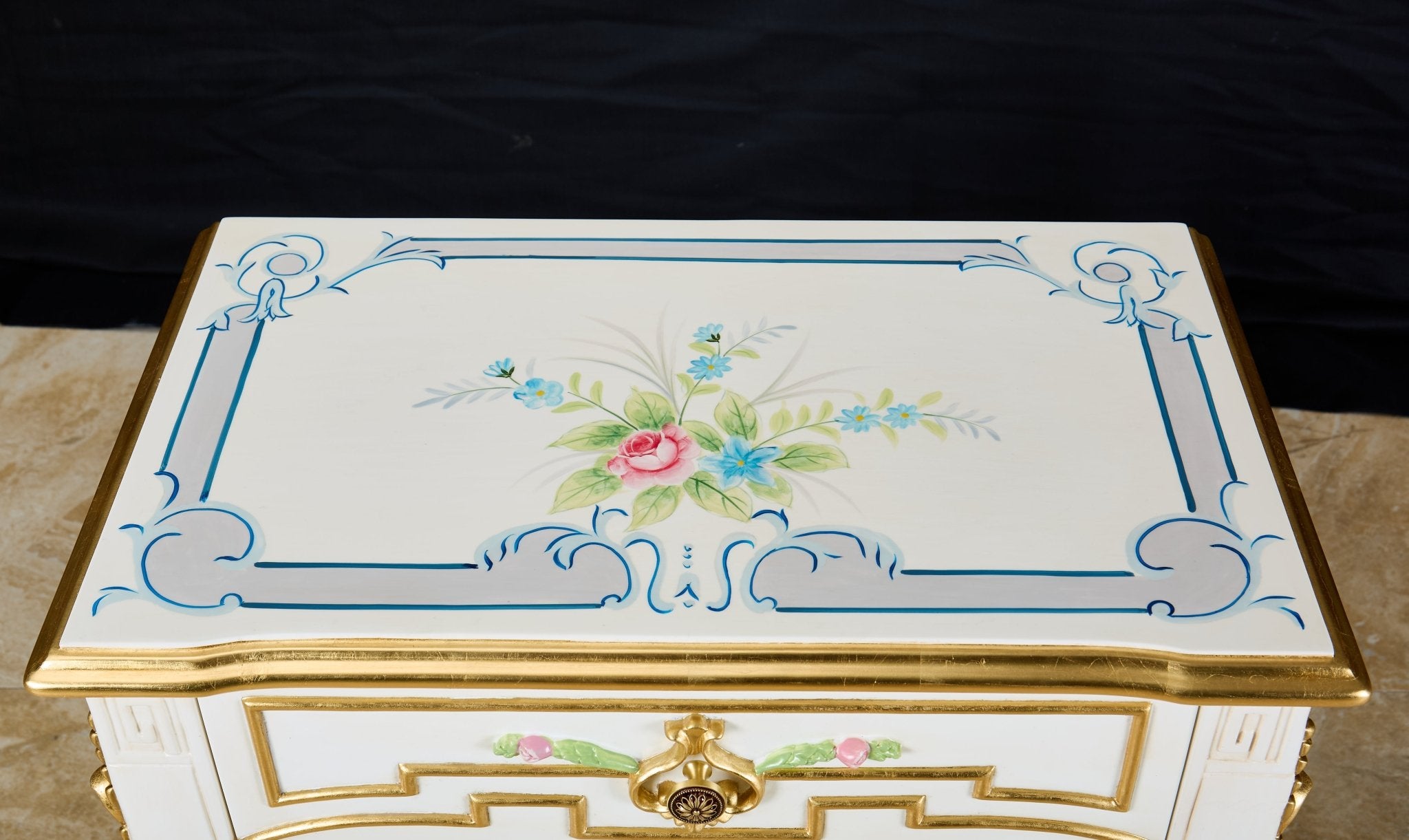 French Nightstand N - 38 - RITONG HOME Furnishing