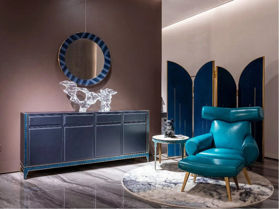 Art Deco Armchair: Sculptural Comfort for Modern Salons - RITONG HOME Furnishing