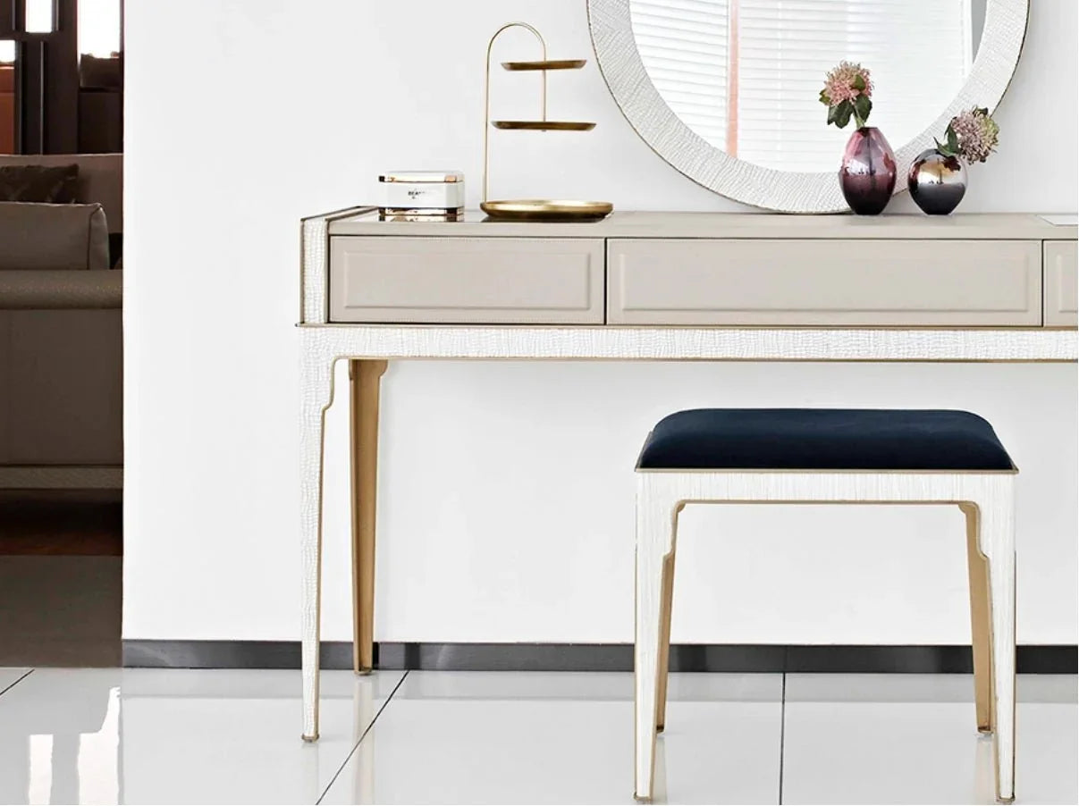 Art Deco Dressing Table | Elegant Vanity for Modern Bedrooms - RITONG HOME Furnishing