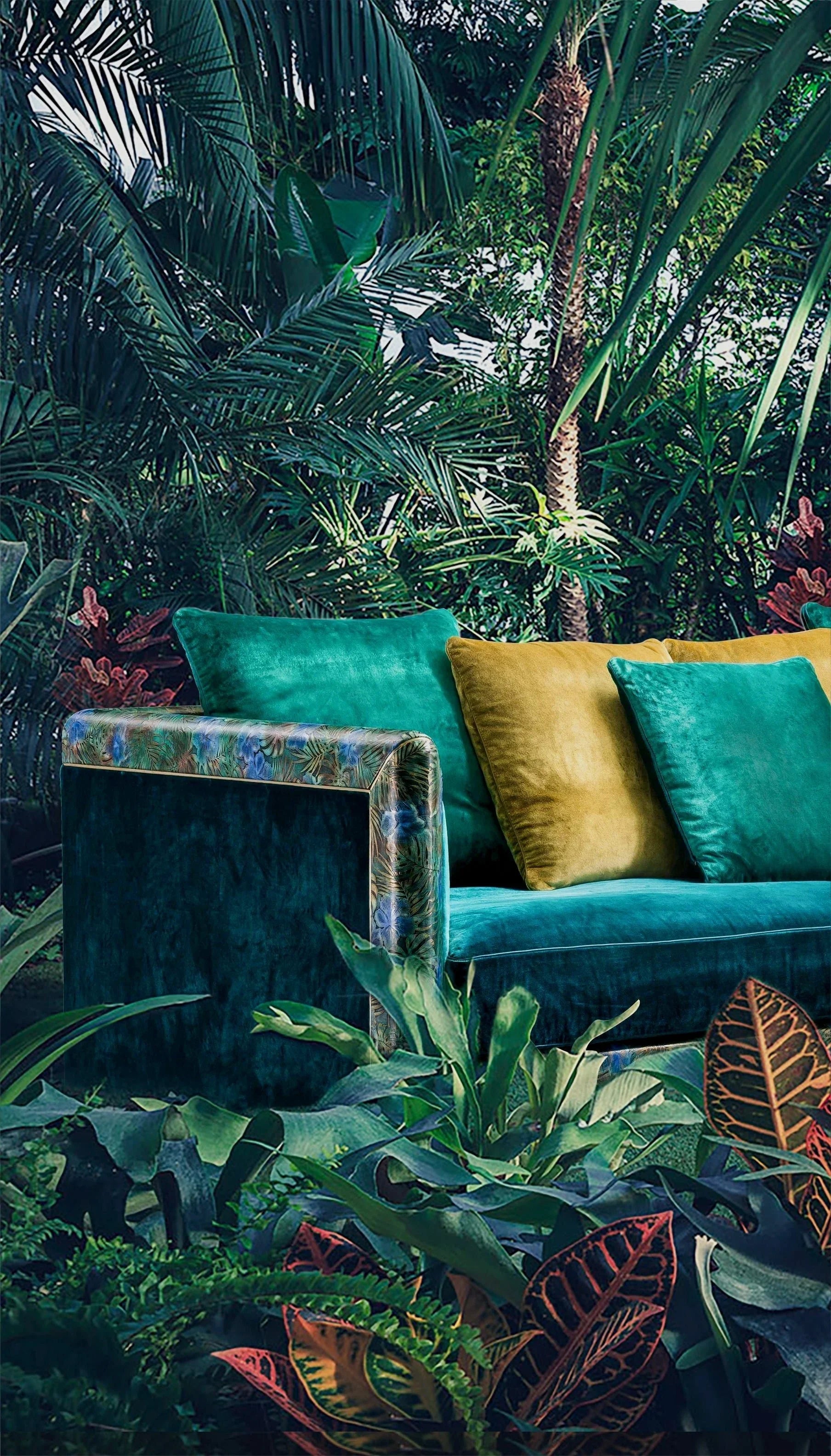 Art Deco Sofa in Teal — Ritong furnishing  Guide to Luxury Living Room Furniture - RITONG HOME Furnishing