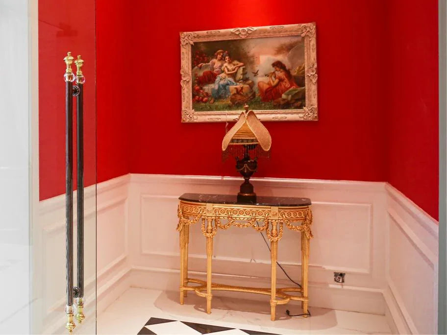 Marble Top Console Table: French Furniture Table Console by Ritong Furnishing - RITONG HOME Furnishing