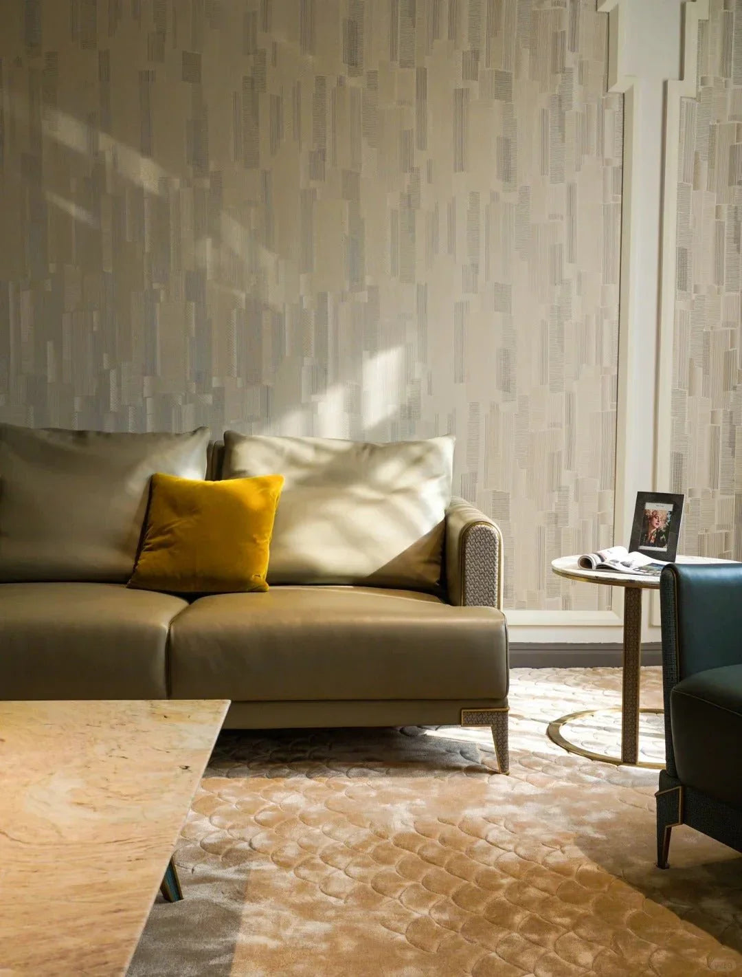 Ritong Furnishing Art Deco Couch – Elegant Art Deco Couch for Luxury Living Room - RITONG HOME Furnishing