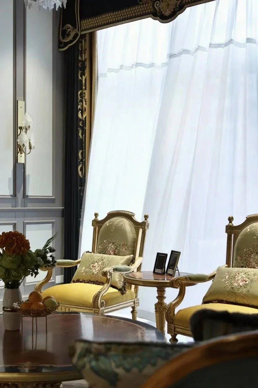 Ritong Furnishing's Luxury Living Room Set: Designing the Perfect Villa Reception Room - RITONG HOME Furnishing