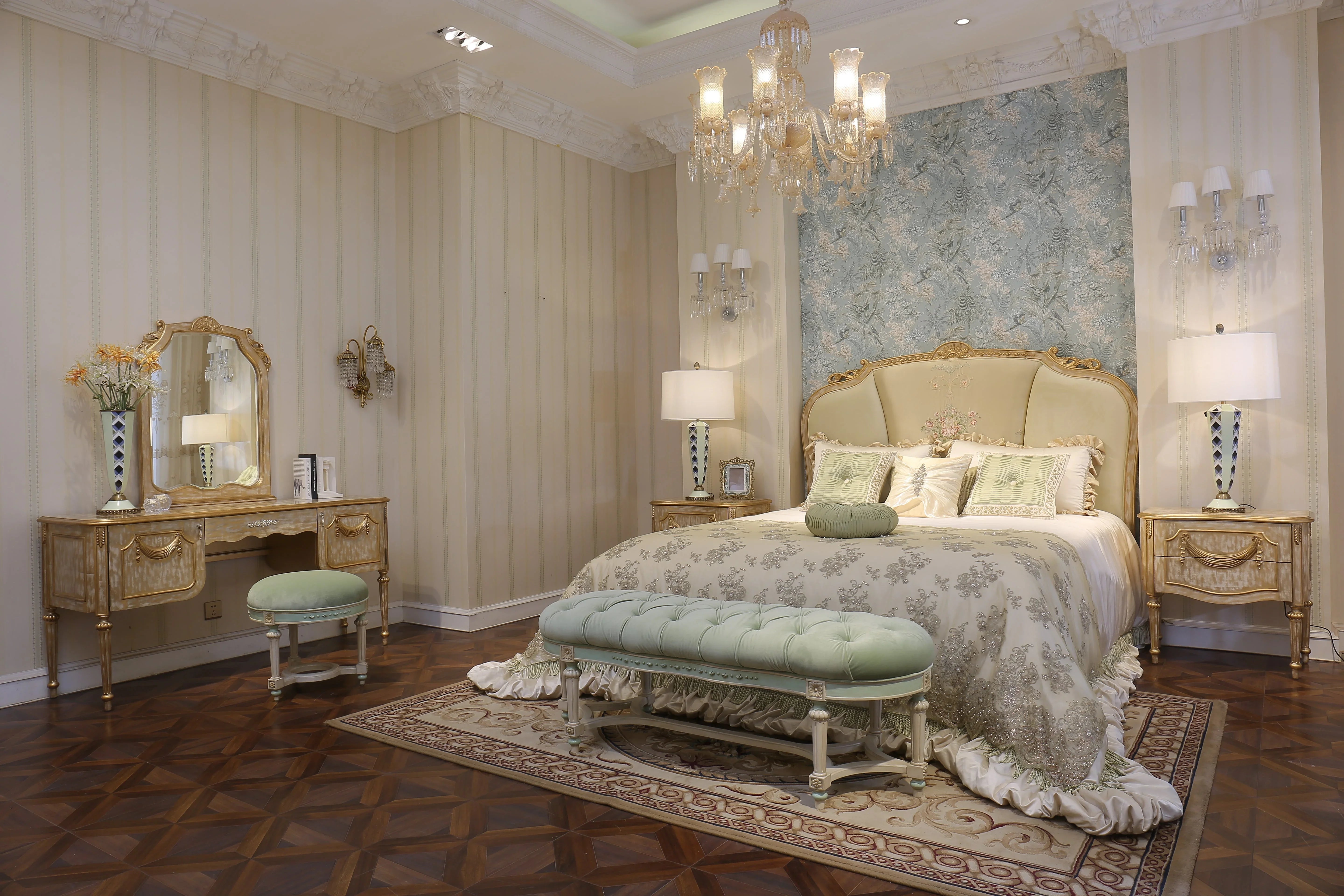 Table Dresser Mirror for a French Bedroom - RITONG HOME Furnishing