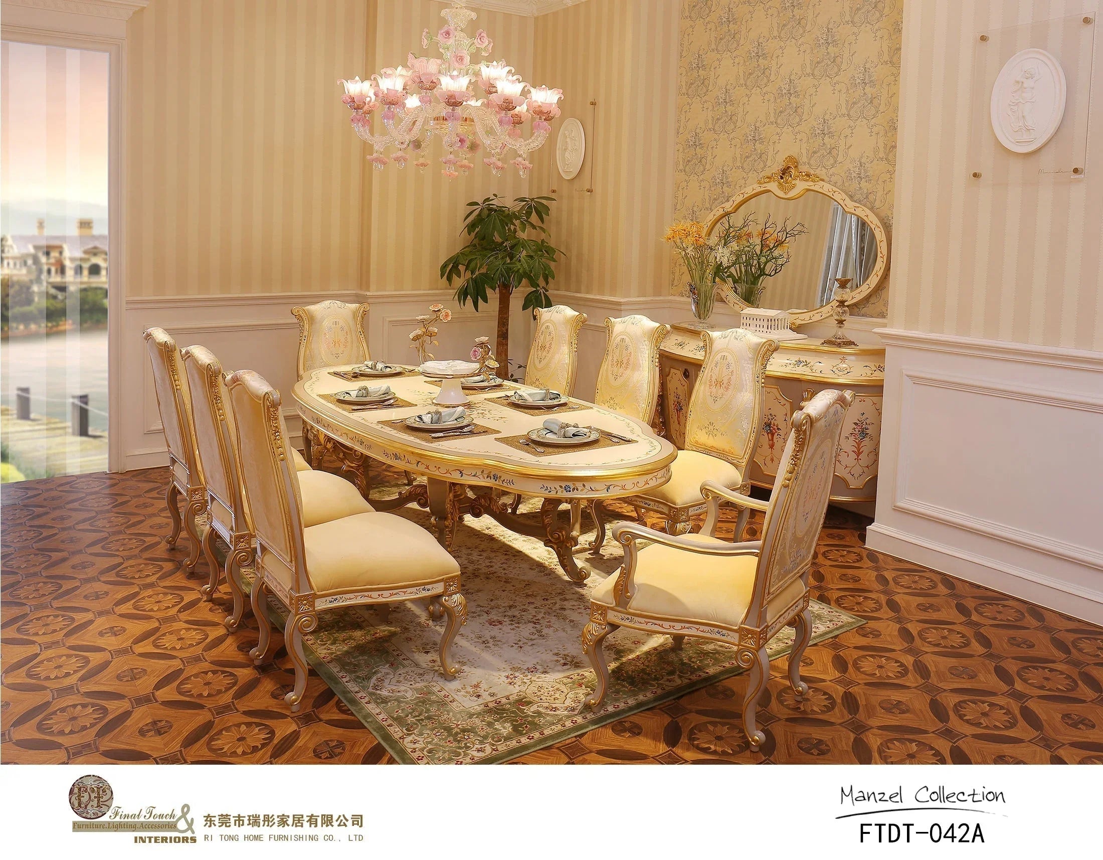 Upholstered Dining Chair for a French Dining Room - RITONG HOME Furnishing