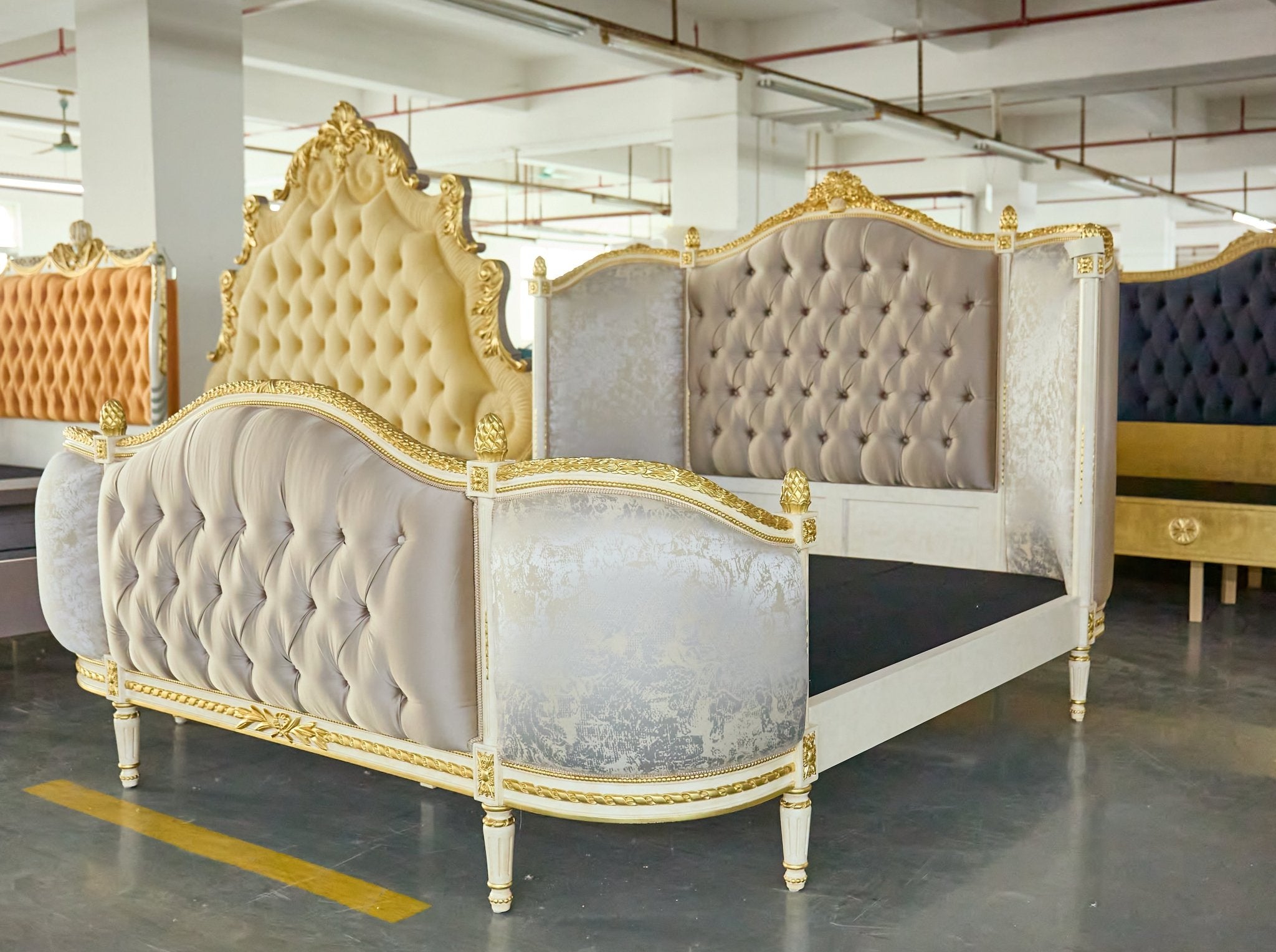 French Bed B - 041 - 1 - RITONG HOME Furnishing