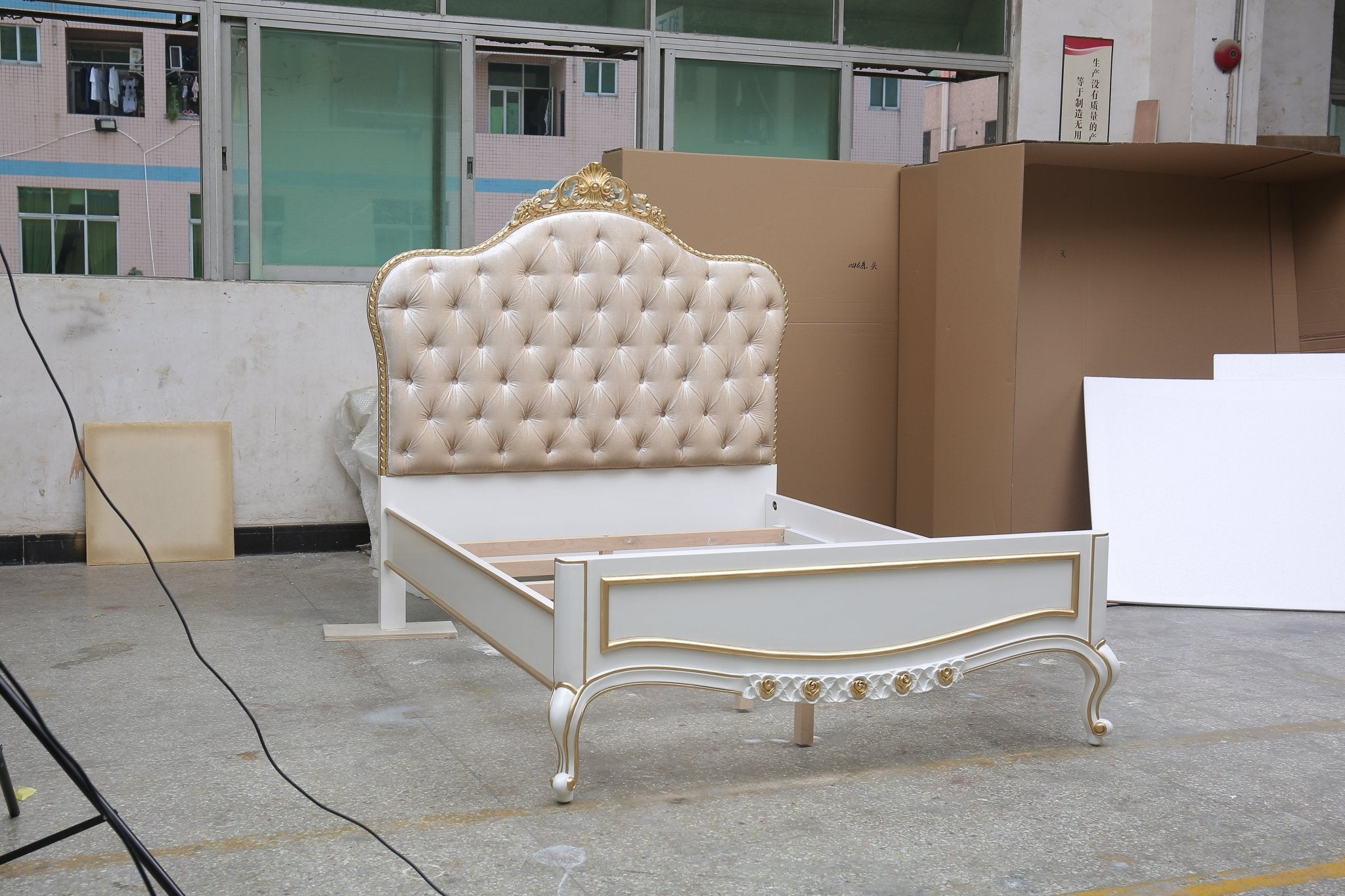 French Bed B - 046 - RITONG HOME Furnishing