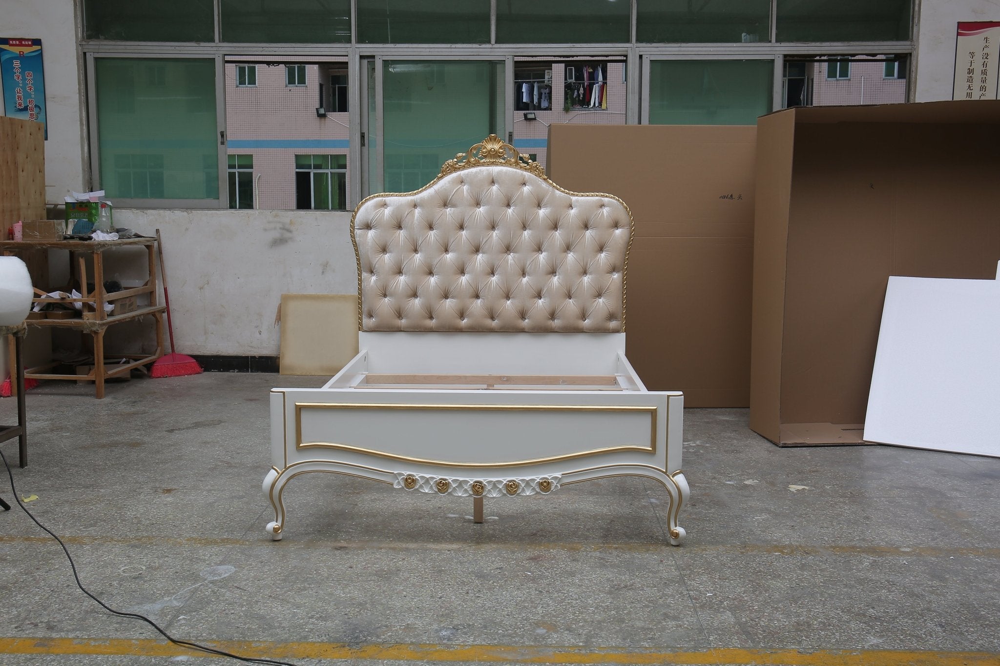 French Bed B - 046 - RITONG HOME Furnishing