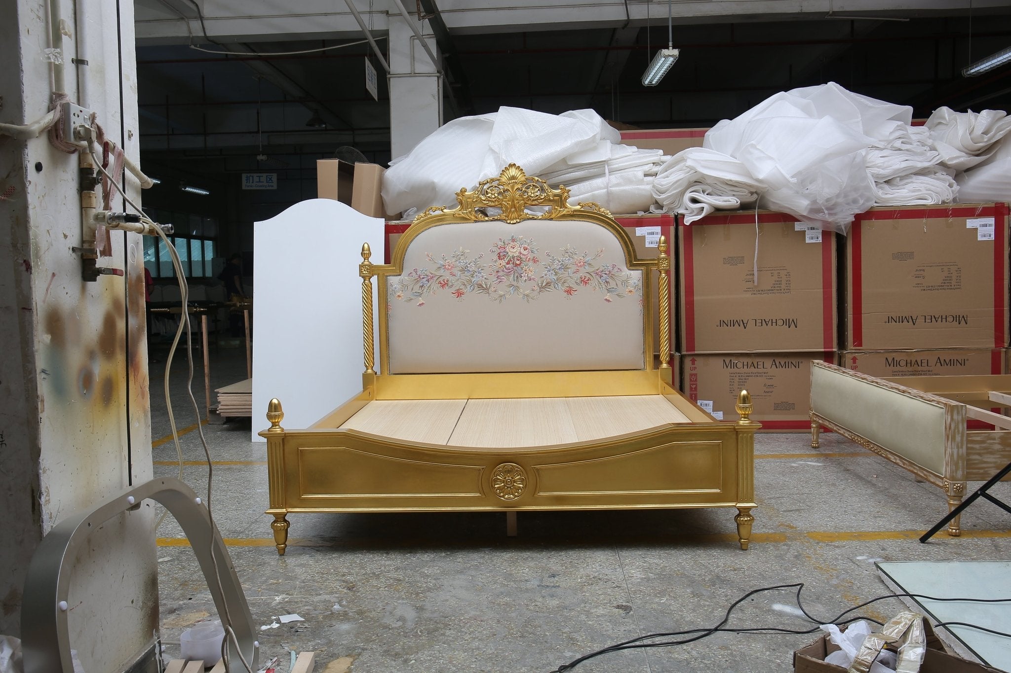 French Bed B - 048 - 1 - RITONG HOME Furnishing