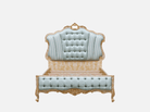 French Bed B - 052 - RITONG HOME Furnishing