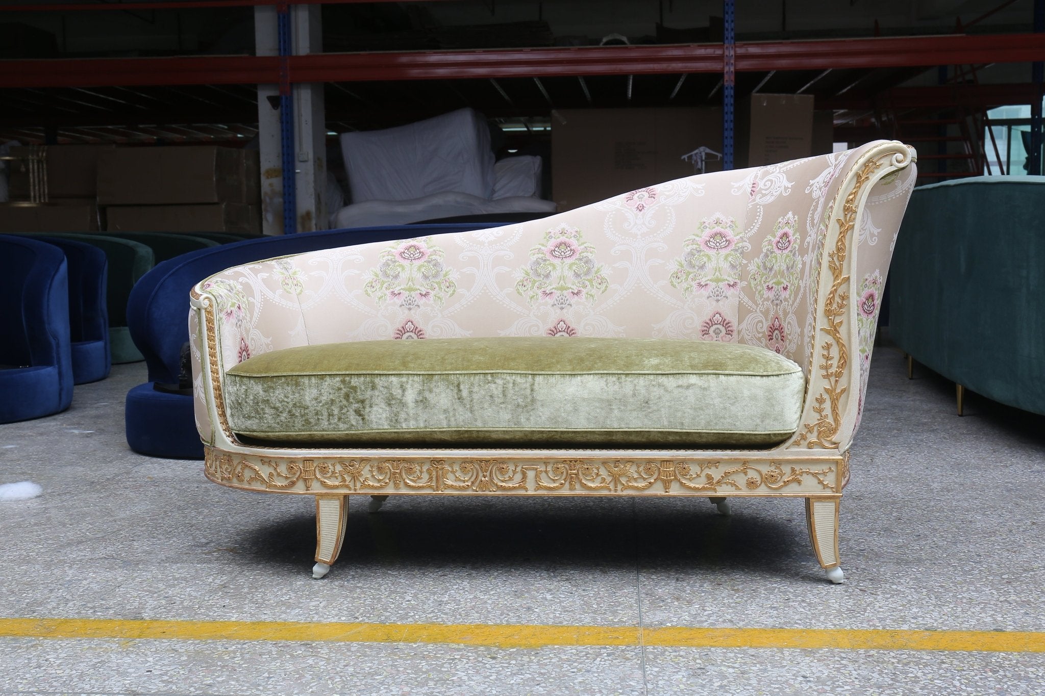 French Chaise Lounge S - 0041 - RITONG HOME Furnishing