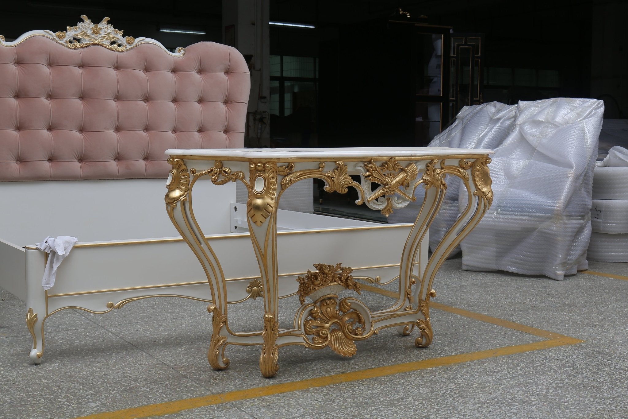 French Console Table CS - 0043 - RITONG HOME Furnishing