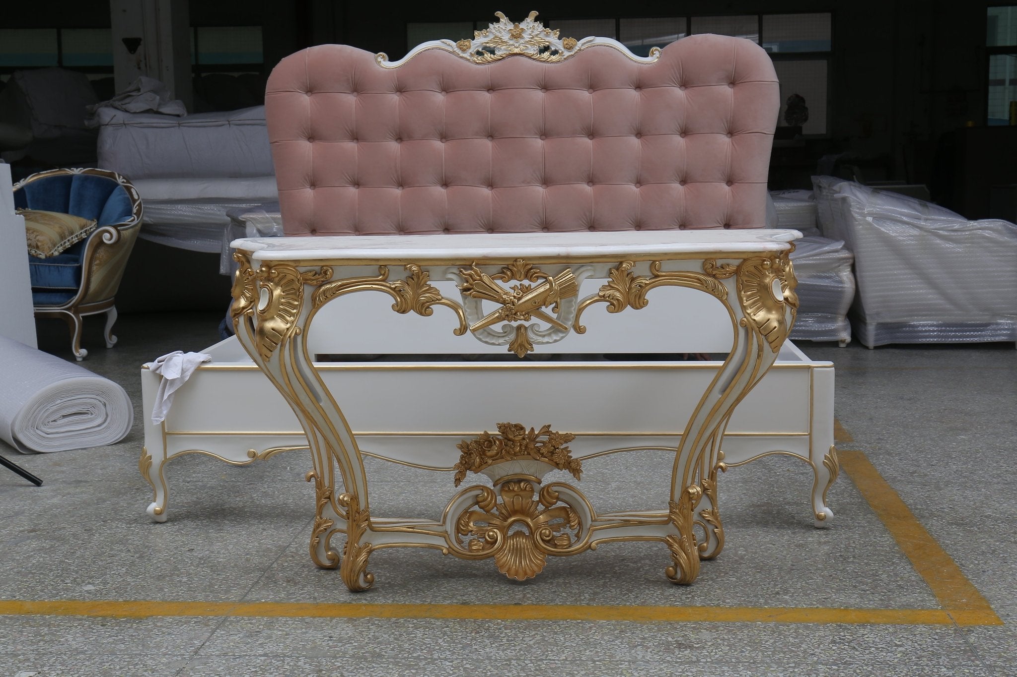 French Console Table CS - 0043 - RITONG HOME Furnishing