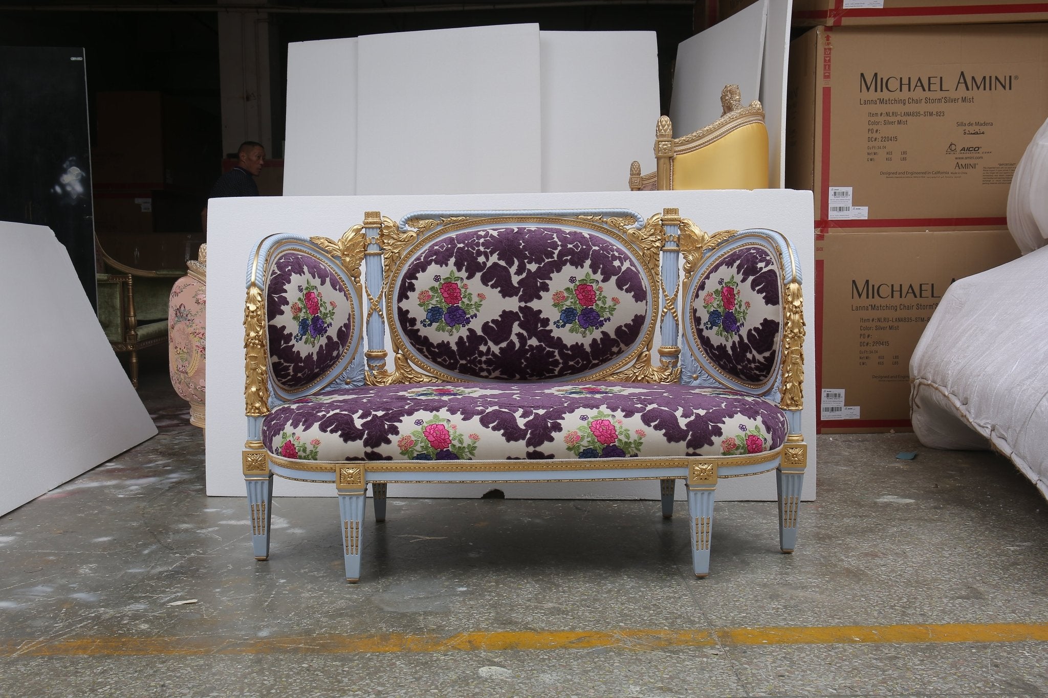 French Sofa S - 0490 - RITONG HOME Furnishing