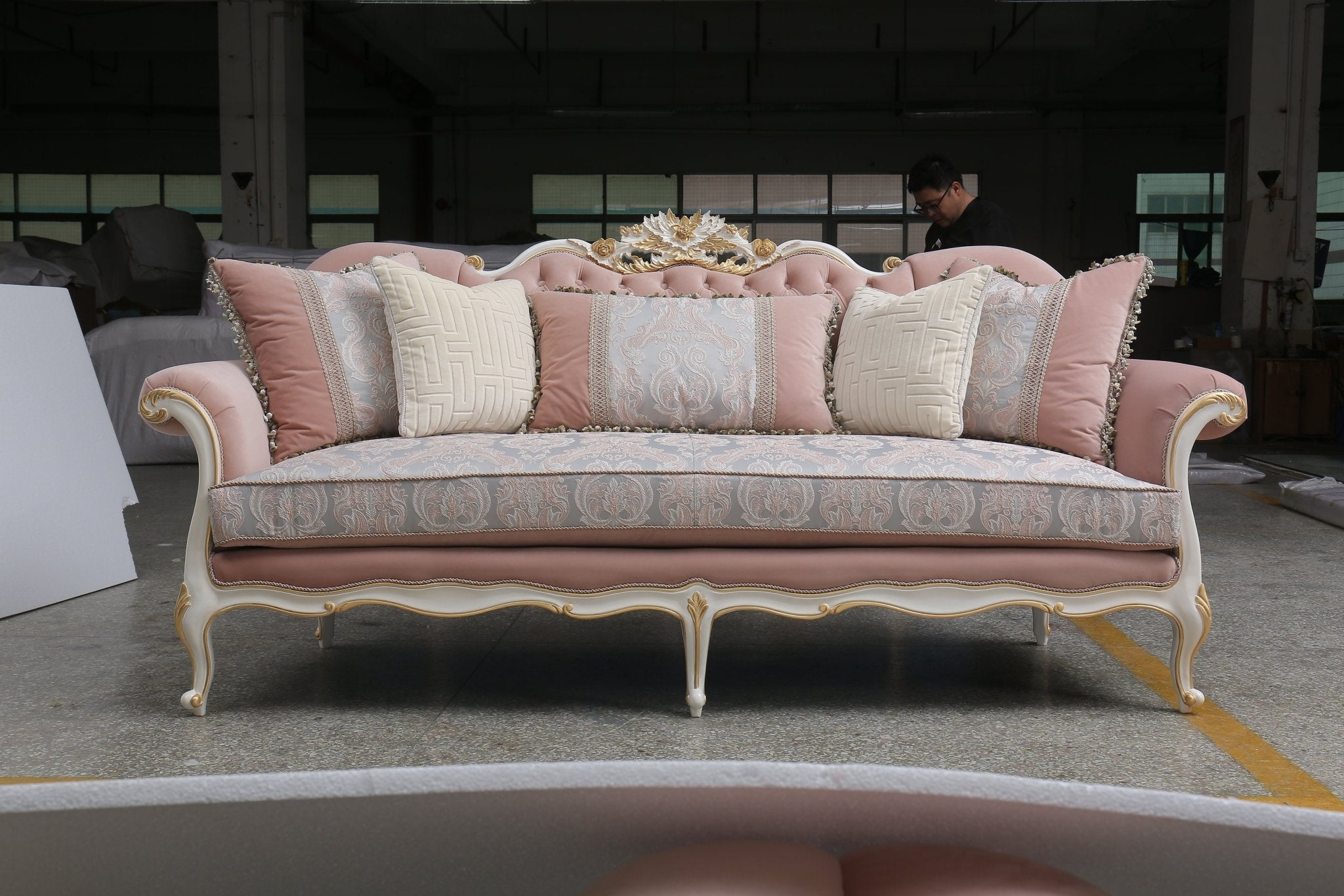 French Sofa S - 1162 - 3 - RITONG HOME Furnishing