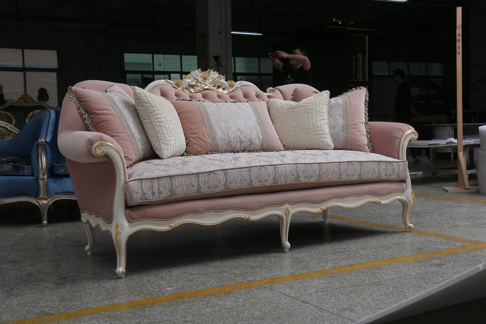 French Sofa S - 1162 - 3 - RITONG HOME Furnishing