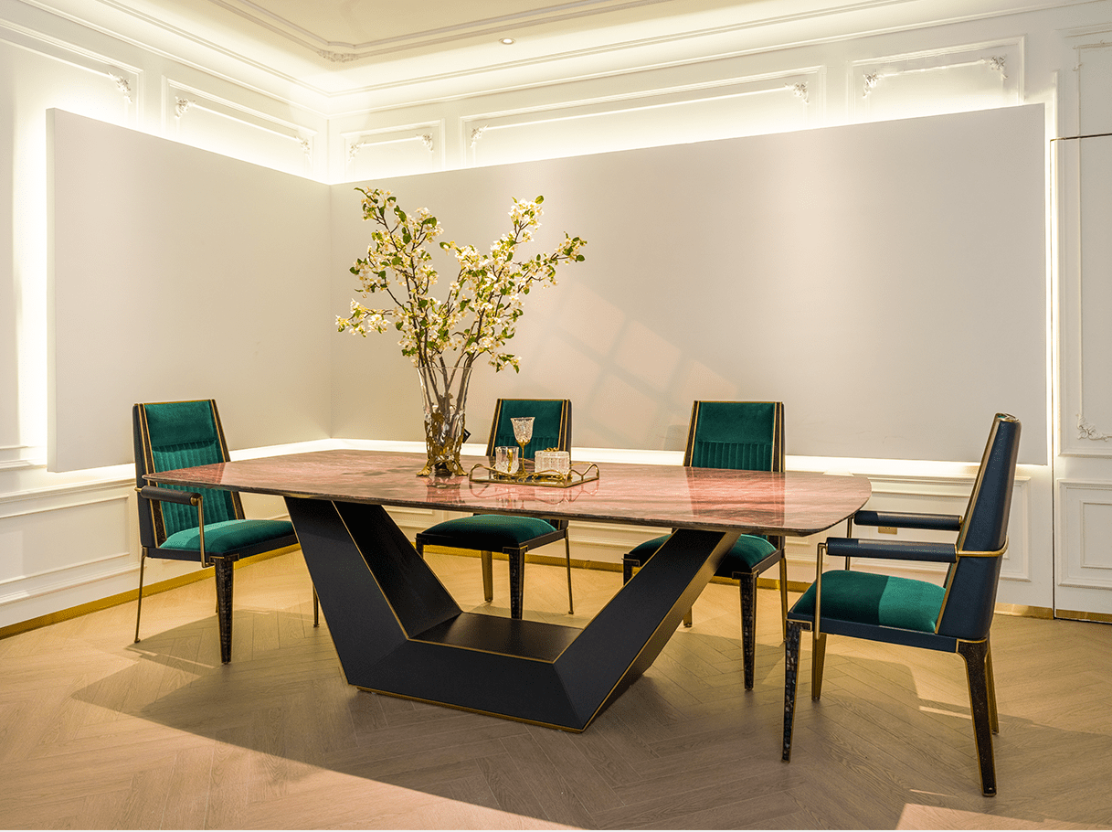 Modern Dining Table MD - 3016 - RITONG HOME Furnishing